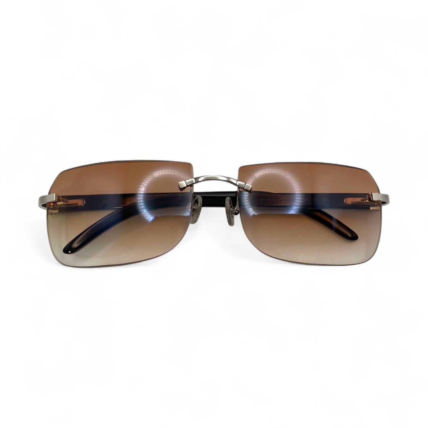 C Decor Buffs - Silver White Genuine Horn Sunglasses (2020s)