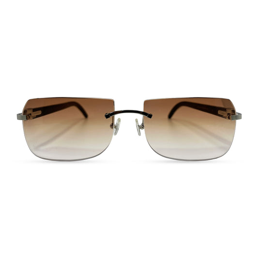 C Decor Buffs - Silver White Genuine Horn Sunglasses (2020s)