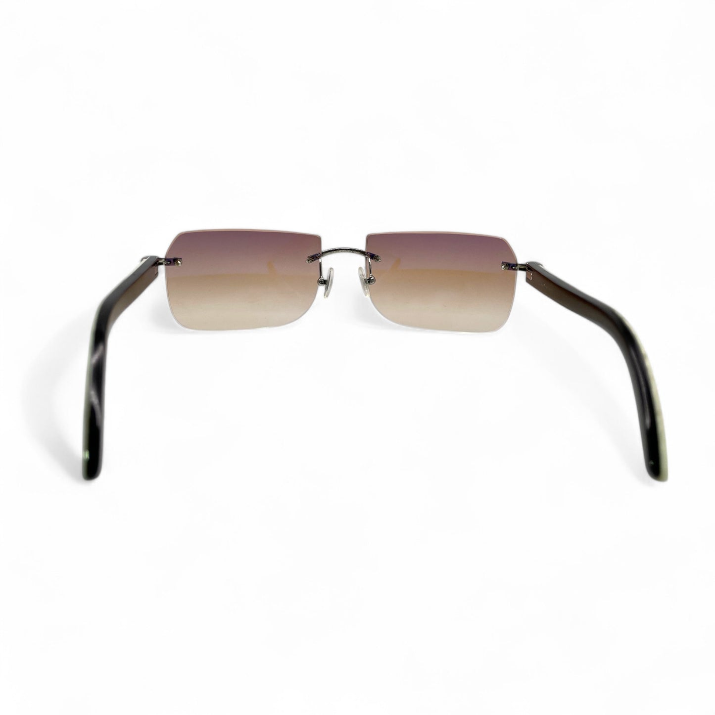 C Decor Buffs - Silver White Genuine Horn Sunglasses (2020s)