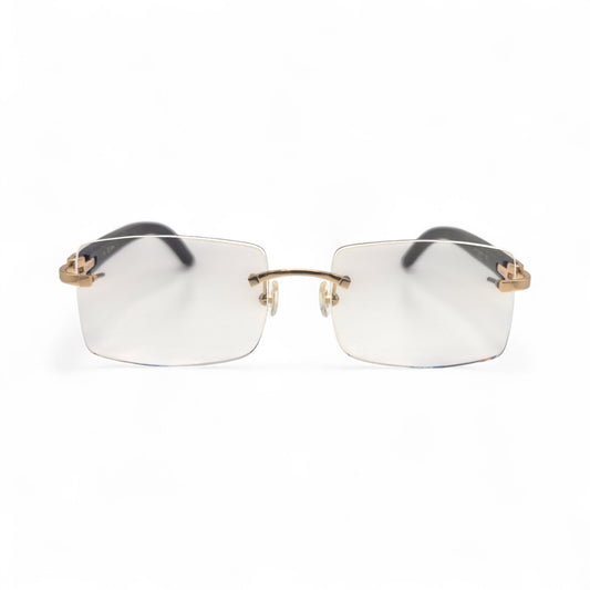 C Decor Woods (Transitions) - Gold Matted Black Woods Sunglasses w/ Transition Gray Lenses (2020s)