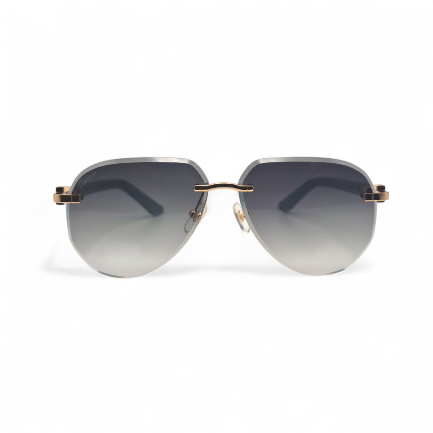 CT0440S C Decor Pilot Sunglasses - Gold Marbles w/ Aviator Lenses