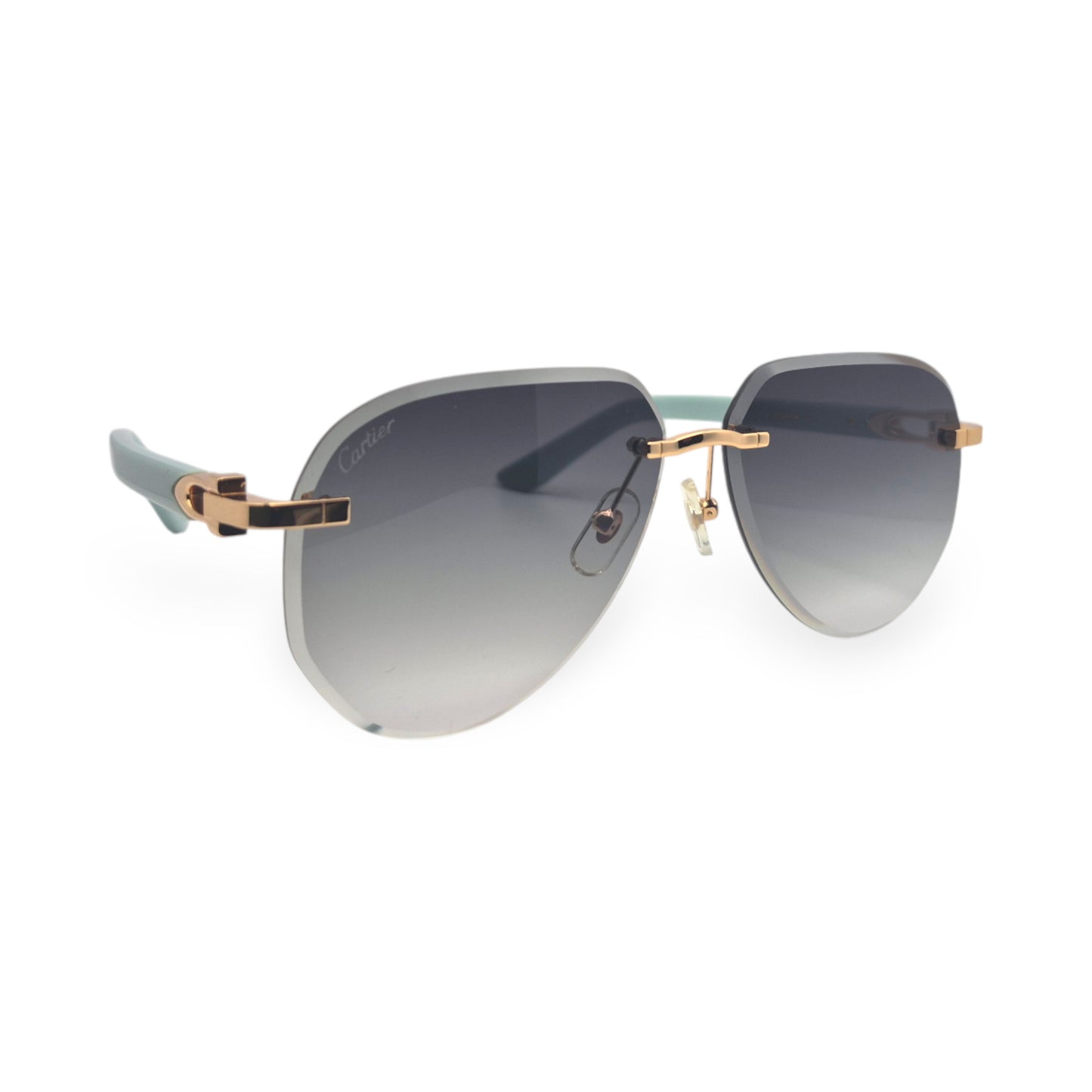 CT0440S C Decor Pilot Sunglasses - Gold Marbles w/ Aviator Lenses