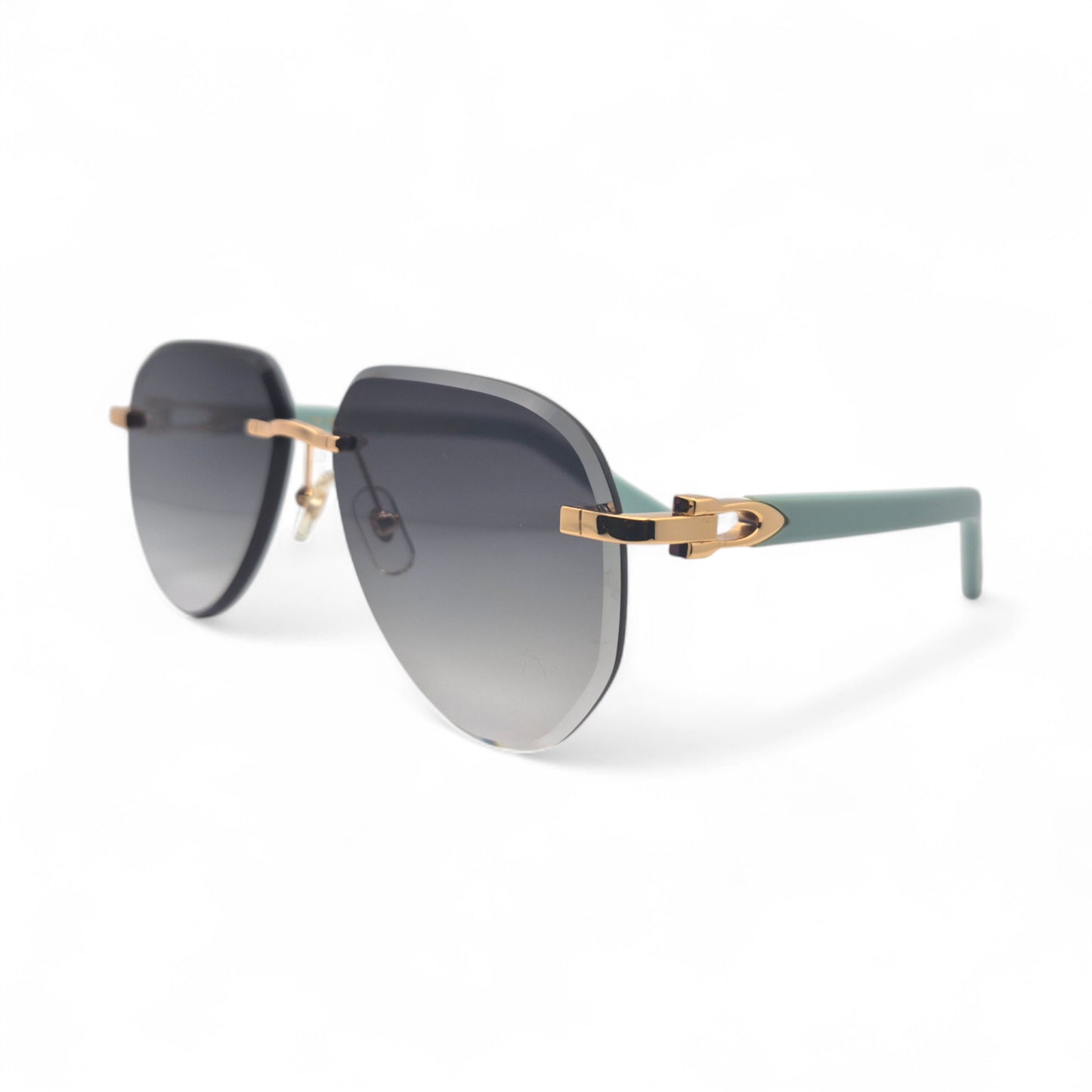 CT0440S C Decor Pilot Sunglasses - Gold Marbles w/ Aviator Lenses