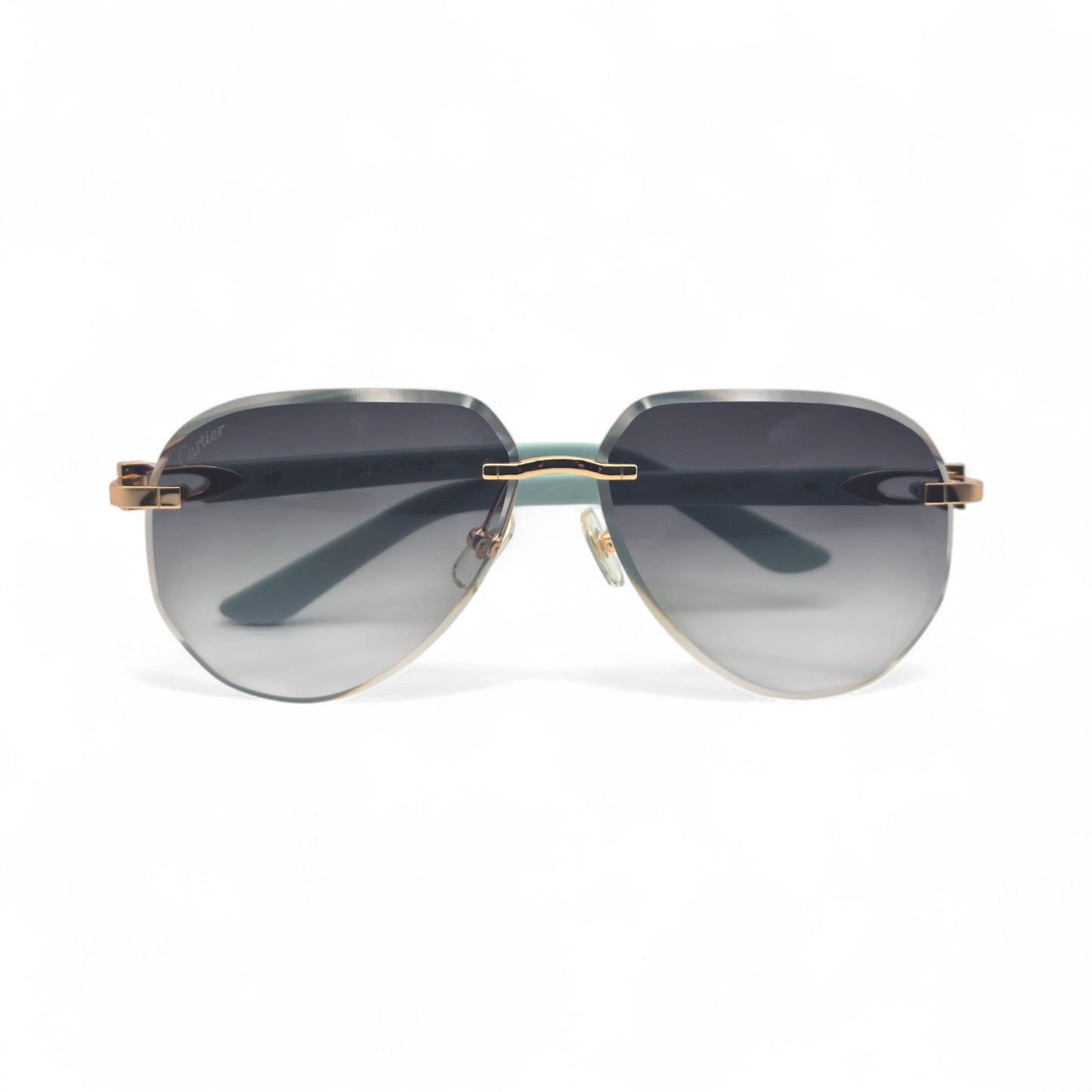 CT0440S C Decor Pilot Sunglasses - Gold Marbles w/ Aviator Lenses