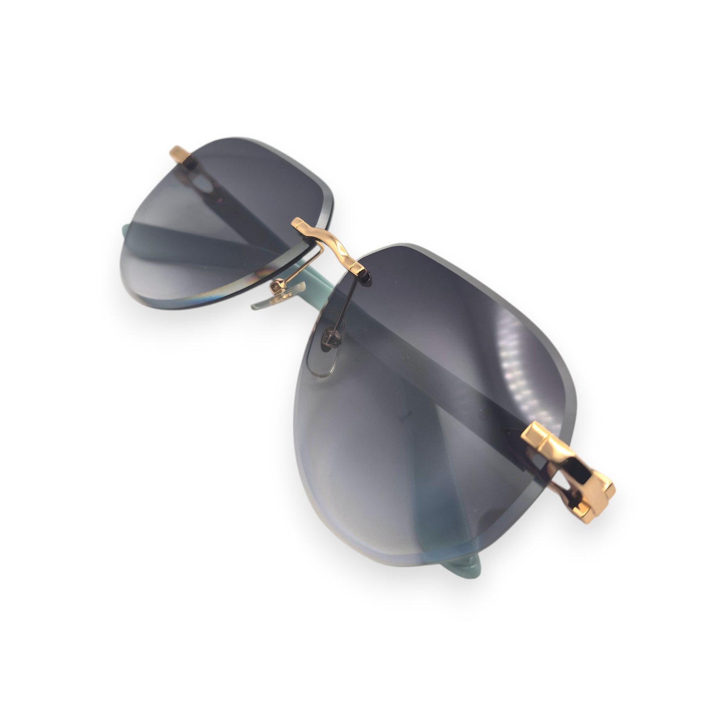 CT0440S C Decor Pilot Sunglasses - Gold Marbles w/ Aviator Lenses