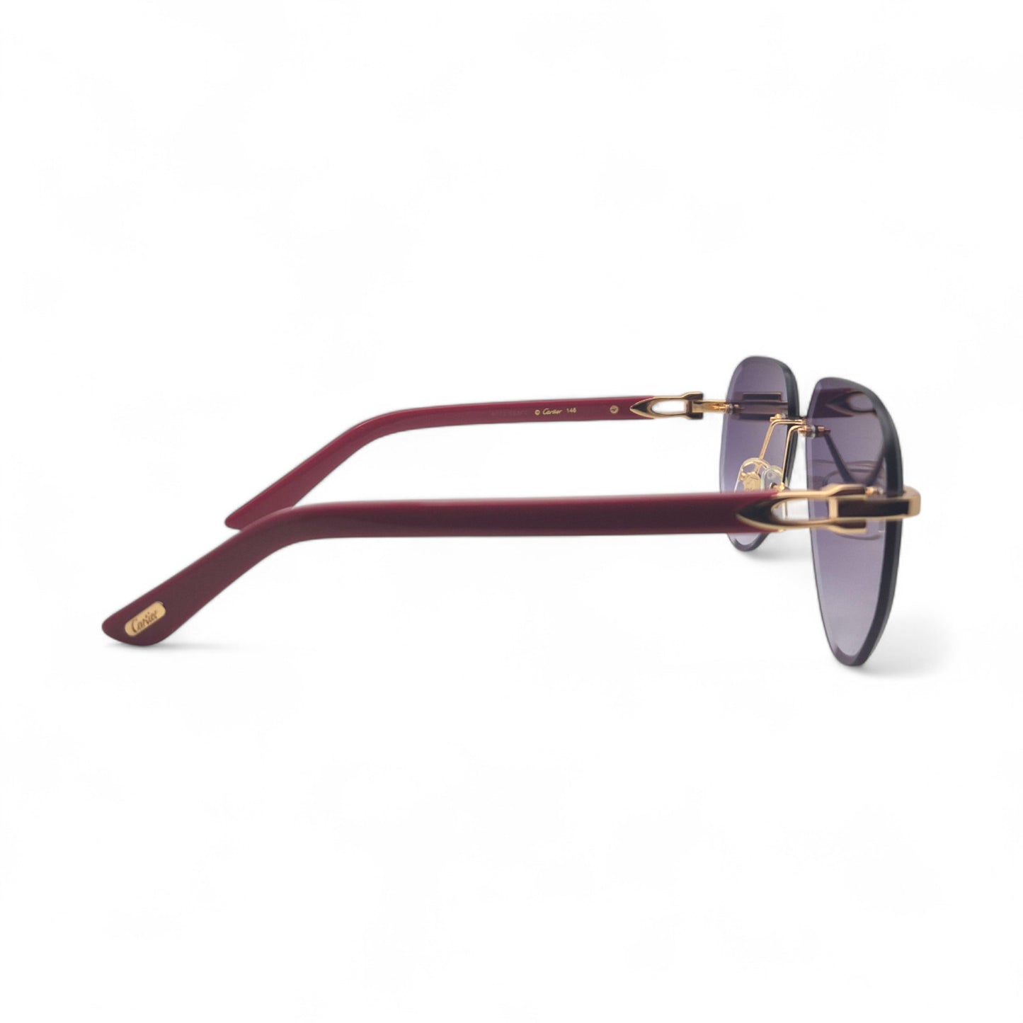 CT0440S C Decor Pilot Sunglasses - Gold Marbles w/ Aviator Lenses