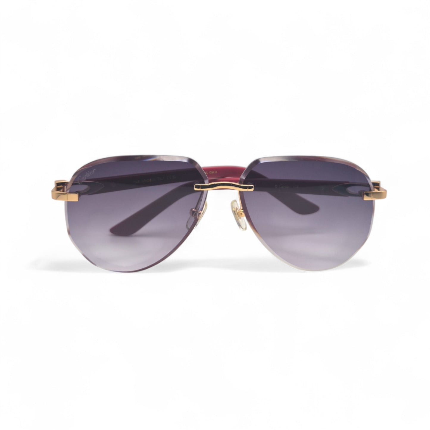 CT0440S C Decor Pilot Sunglasses - Gold Marbles w/ Aviator Lenses
