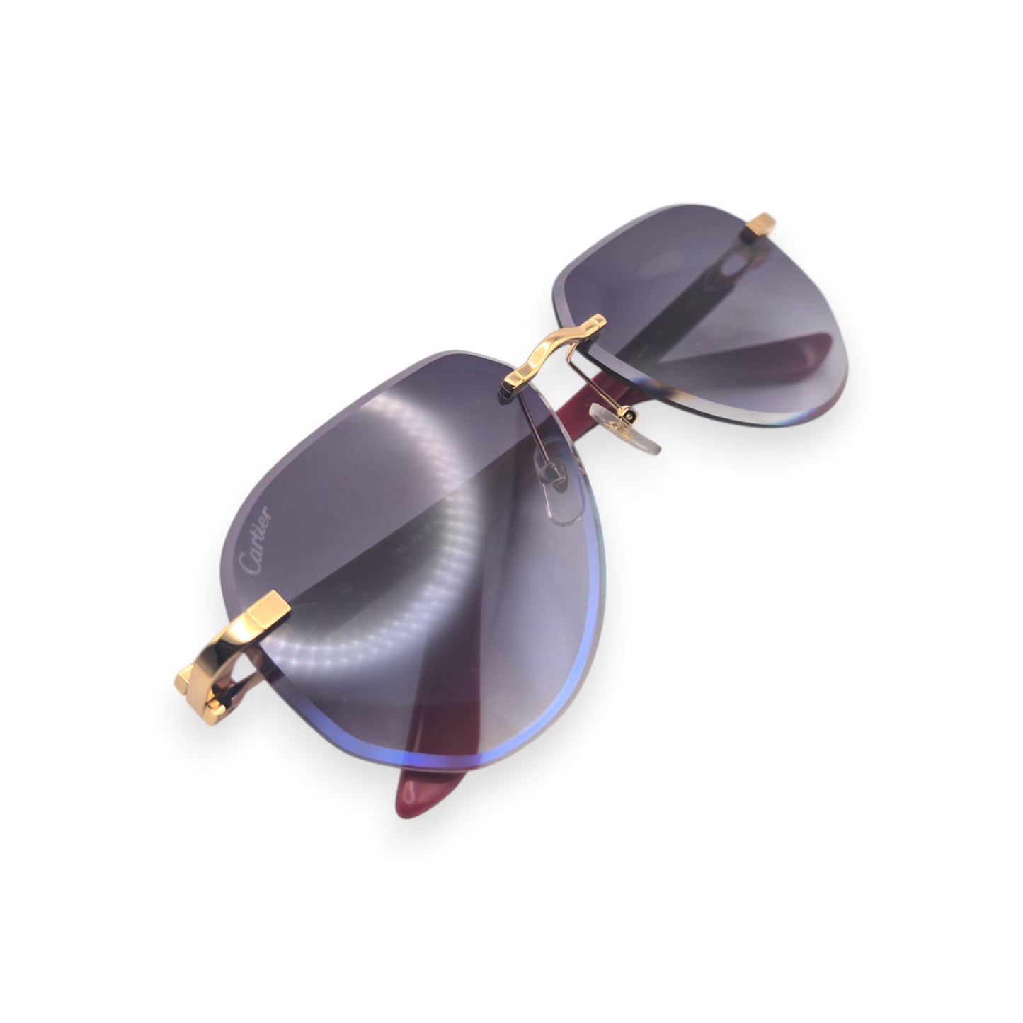 CT0440S C Decor Pilot Sunglasses - Gold Marbles w/ Aviator Lenses