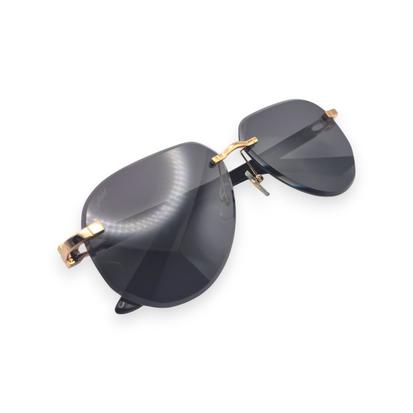 CT0440S C Decor Pilot Sunglasses - Gold Marbles w/ Aviator Lenses