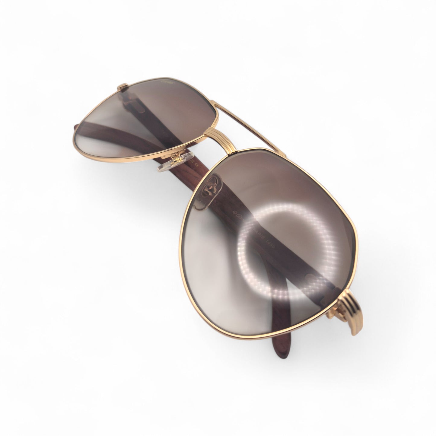 CT0272S Santos Aviators Sunglasses - Woods w/ Faded Lenses