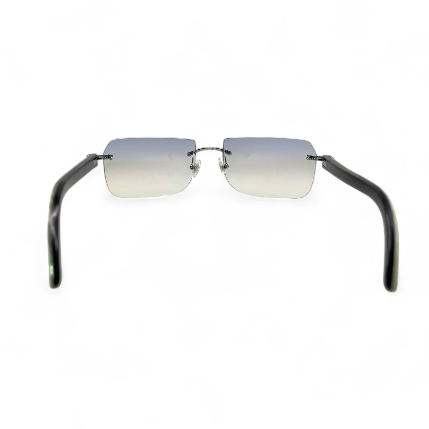 C Decor Buffs - Silver White Genuine Horn Sunglasses (2020s)