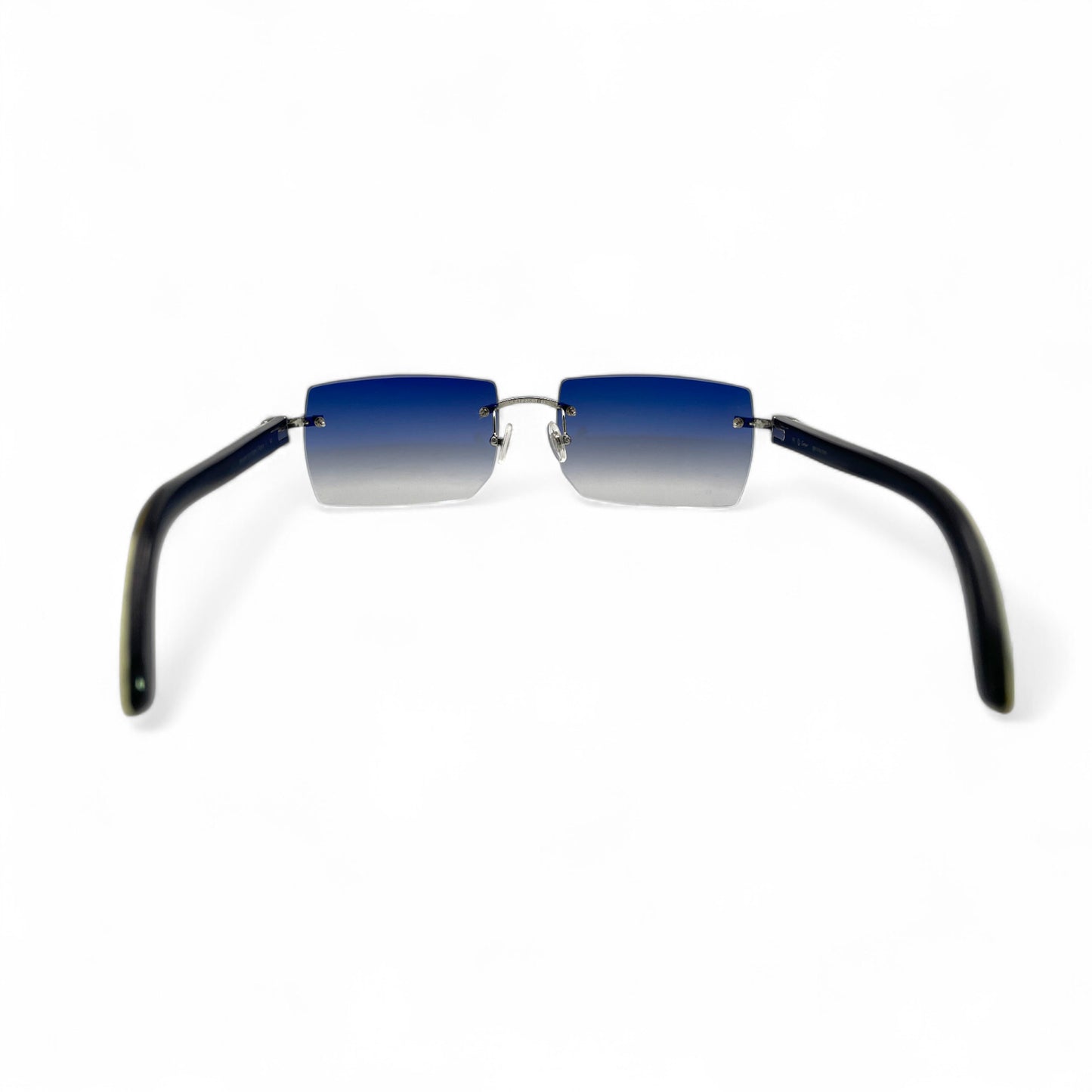 C Decor Buffs - Silver White Genuine Horn Sunglasses (2020s)
