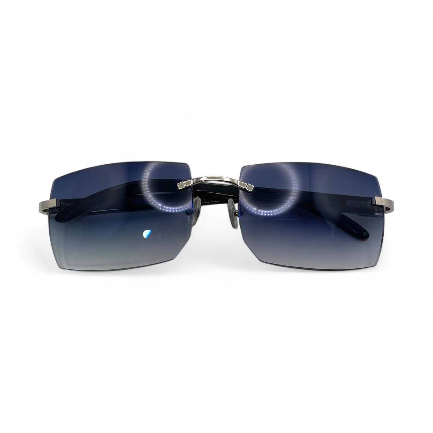 C Decor Buffs - Silver White Genuine Horn Sunglasses (2020s)