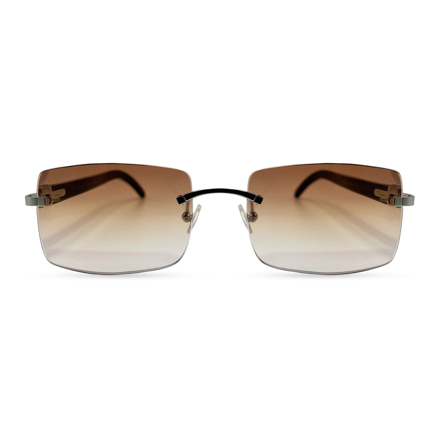 C Decor Buffs - Silver White Genuine Horn Sunglasses (2020s)