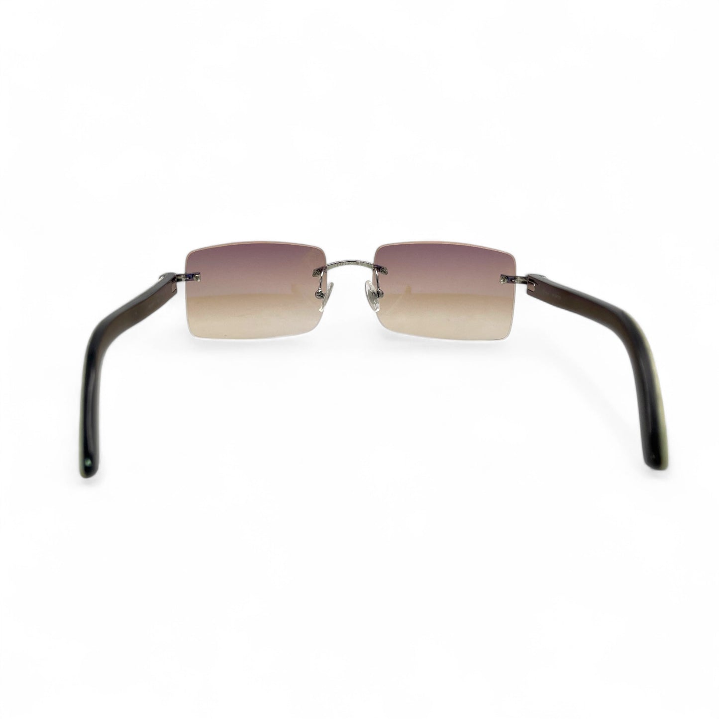 C Decor Buffs - Silver White Genuine Horn Sunglasses (2020s)