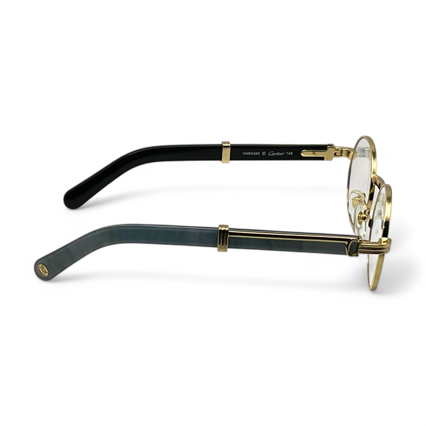 CT0464S Giverny Sunglasses - 53-22 Gold Gray Buffs w/ Clear Oval Lenses (2024)