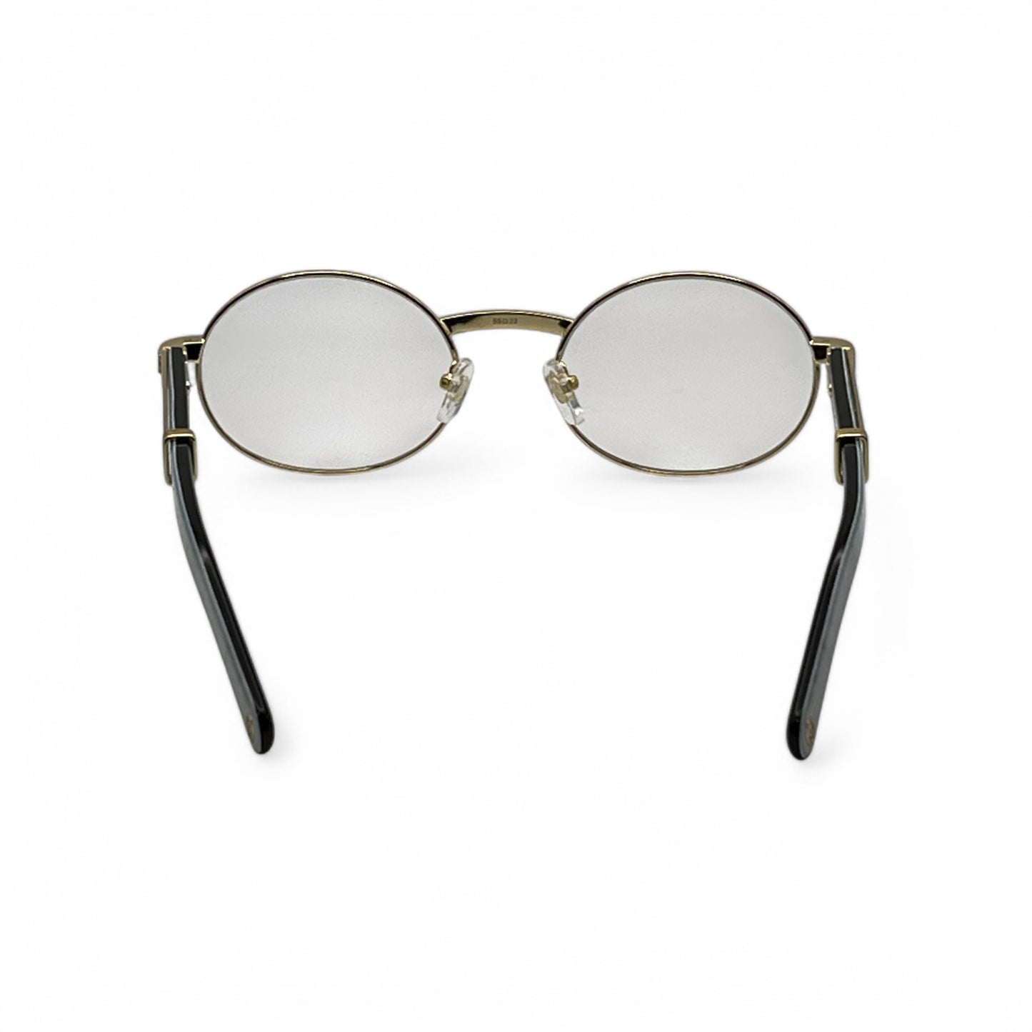 CT0464S Giverny Sunglasses - 53-22 Gold Gray Buffs w/ Clear Oval Lenses (2024)