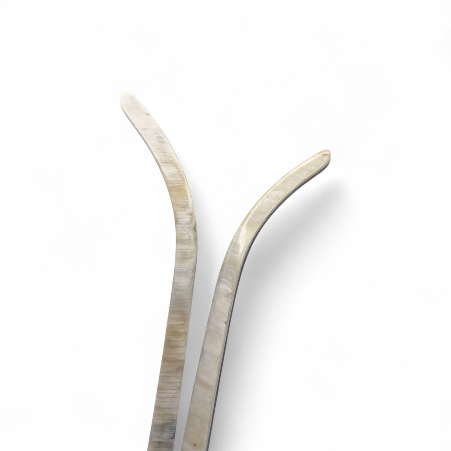 C Decor Temples - White Buffs with Swirls - for Authentic Cartier Frames