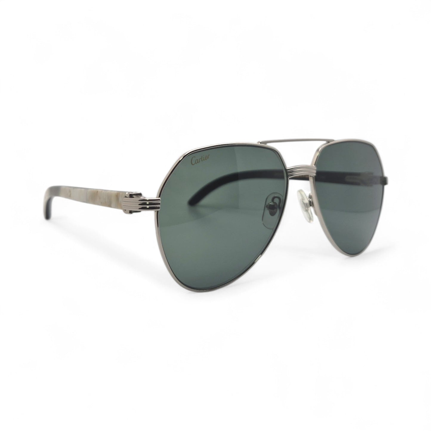 CT0272S Santos Aviators Sunglasses - Woods w/ Faded Lenses
