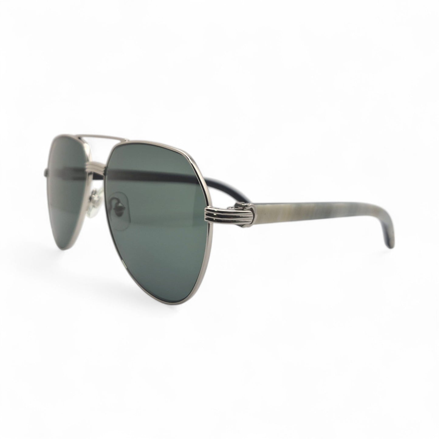 CT0272S Santos Aviators Sunglasses - Woods w/ Faded Lenses