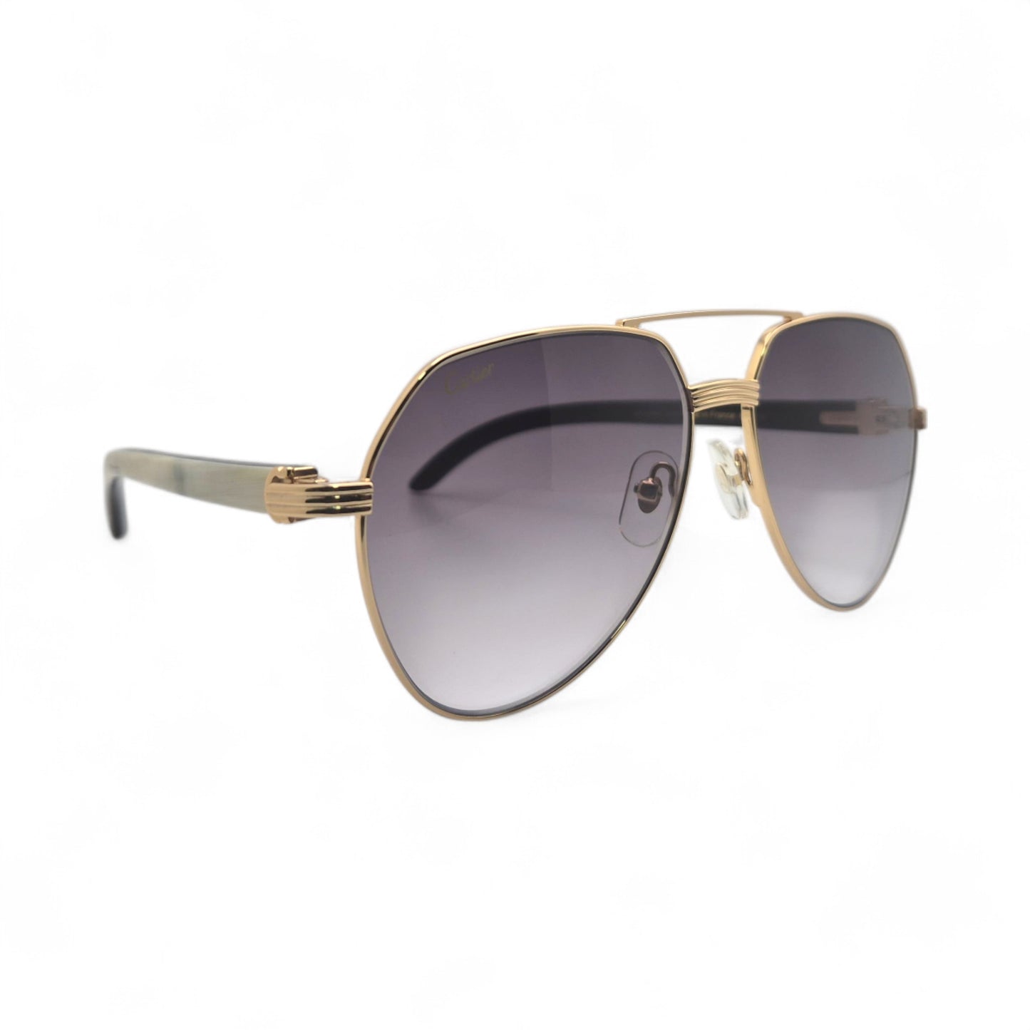 CT0272S Santos Aviators Sunglasses - Woods w/ Faded Lenses