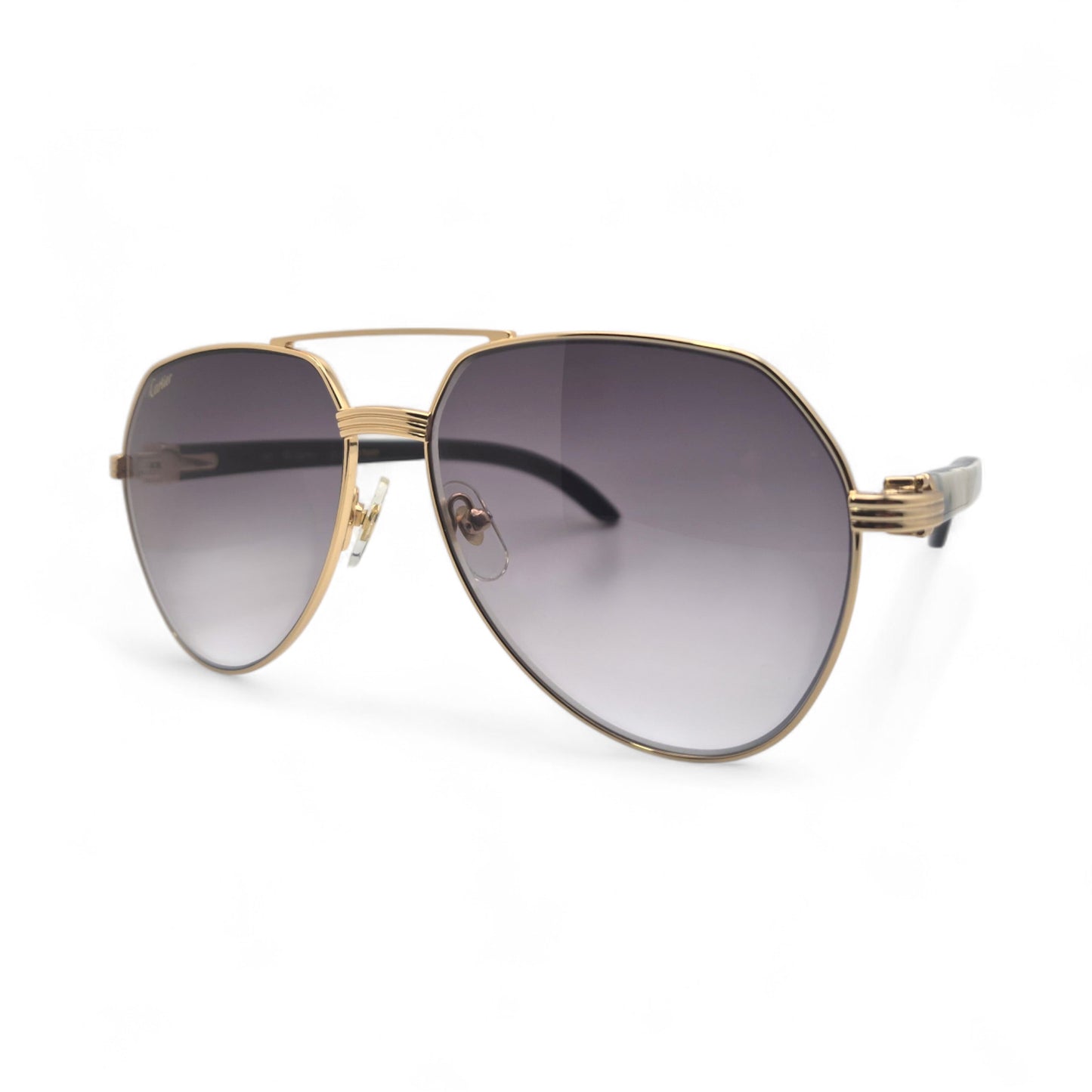 CT0272S Santos Aviators Sunglasses - Woods w/ Faded Lenses