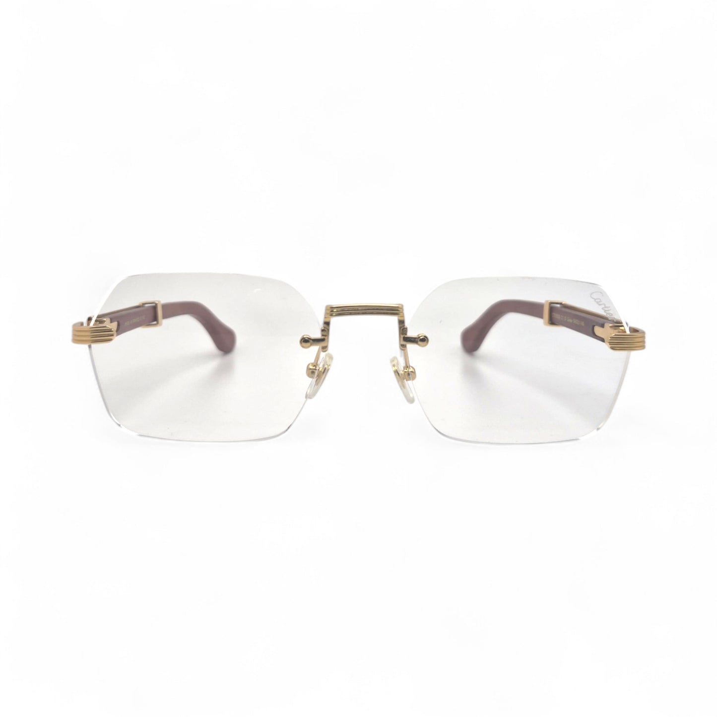 CT0362S Premiere - 56-21 Gold Brown Woods Eyeglasses (2023)
