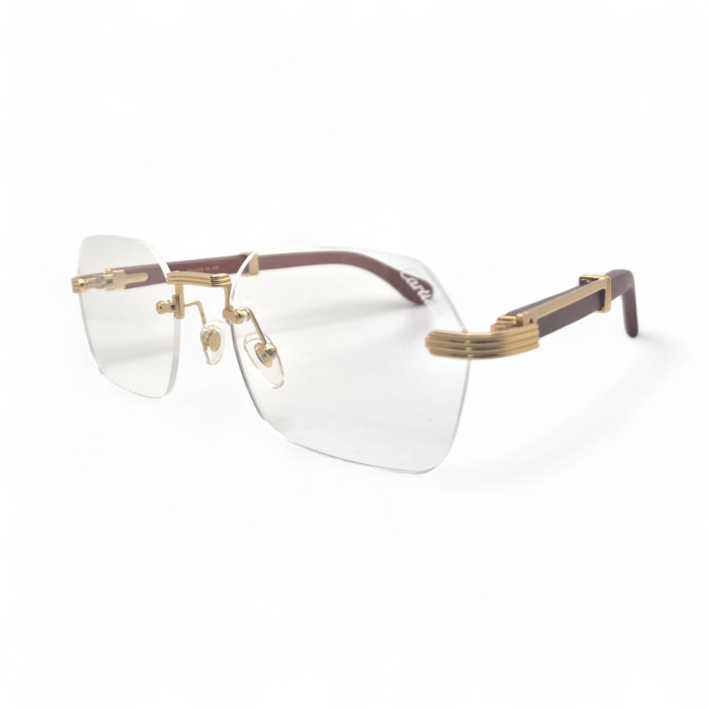 CT0362S Premiere - 56-21 Gold Brown Woods Eyeglasses (2023)