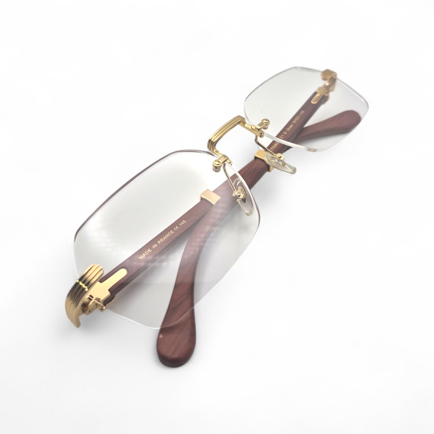 CT0362S Premiere - 56-21 Gold Brown Woods Eyeglasses (2023)