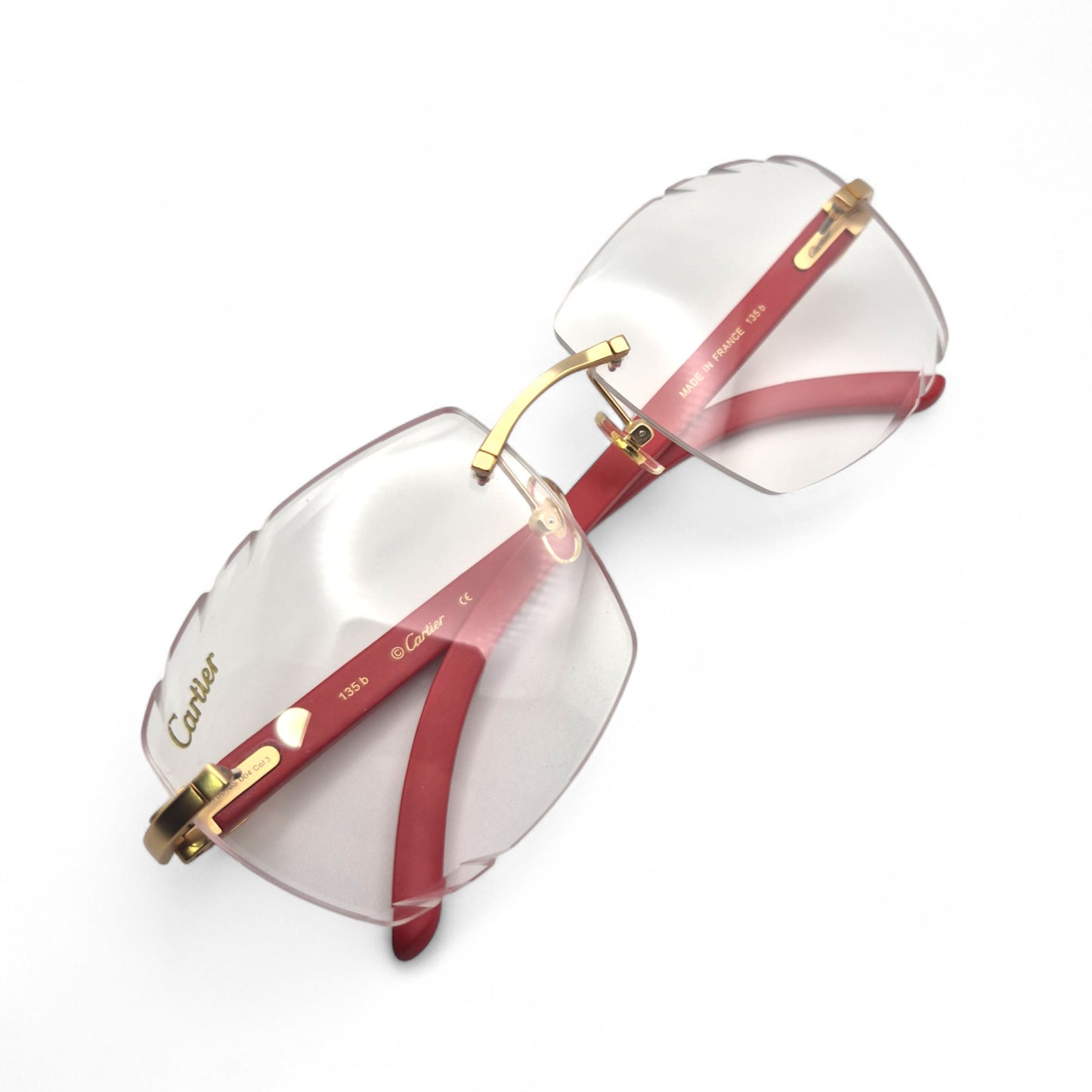 C Decor Woods (Transitions w/ Diamond Cut) - Gold Woods Sunglasses w/ Transitional Lenses (2010s)