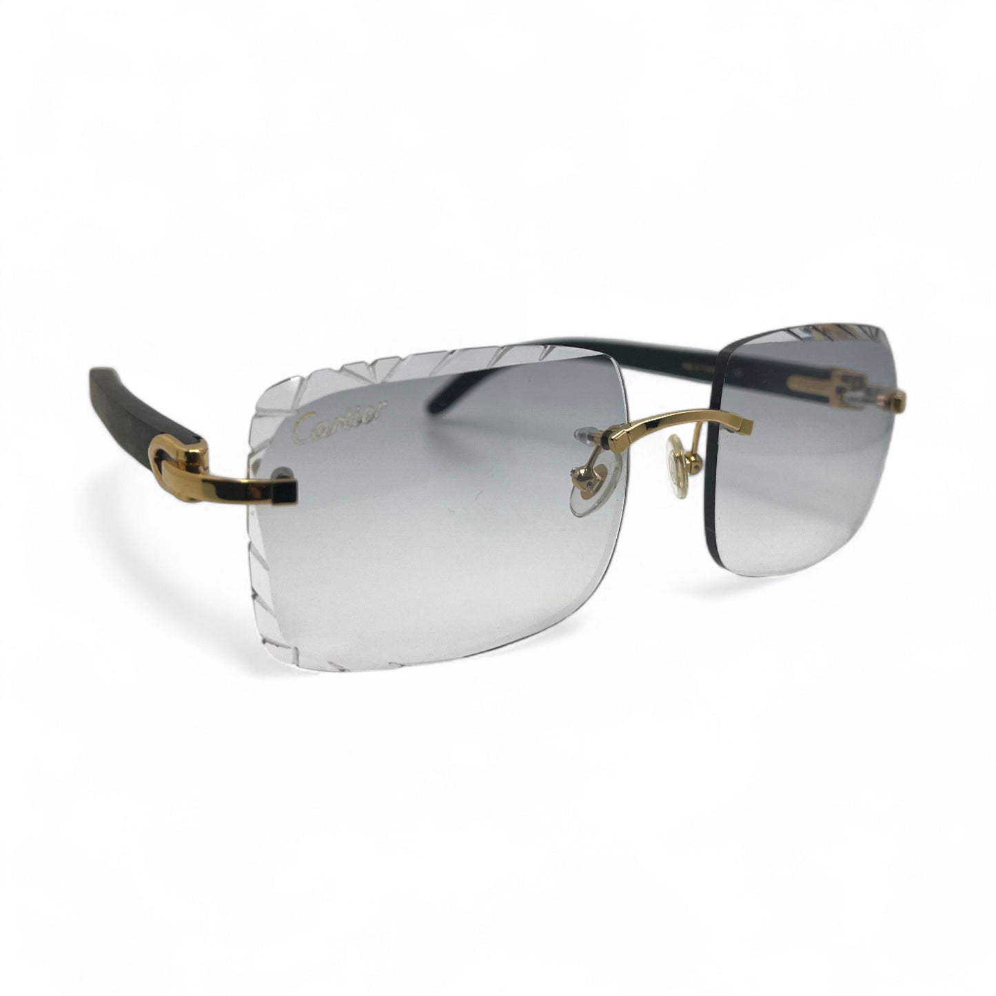 C Decor Woods (Transitions w/ Diamond Cut) - Gold Woods Sunglasses w/ Transitional Lenses (2010s)