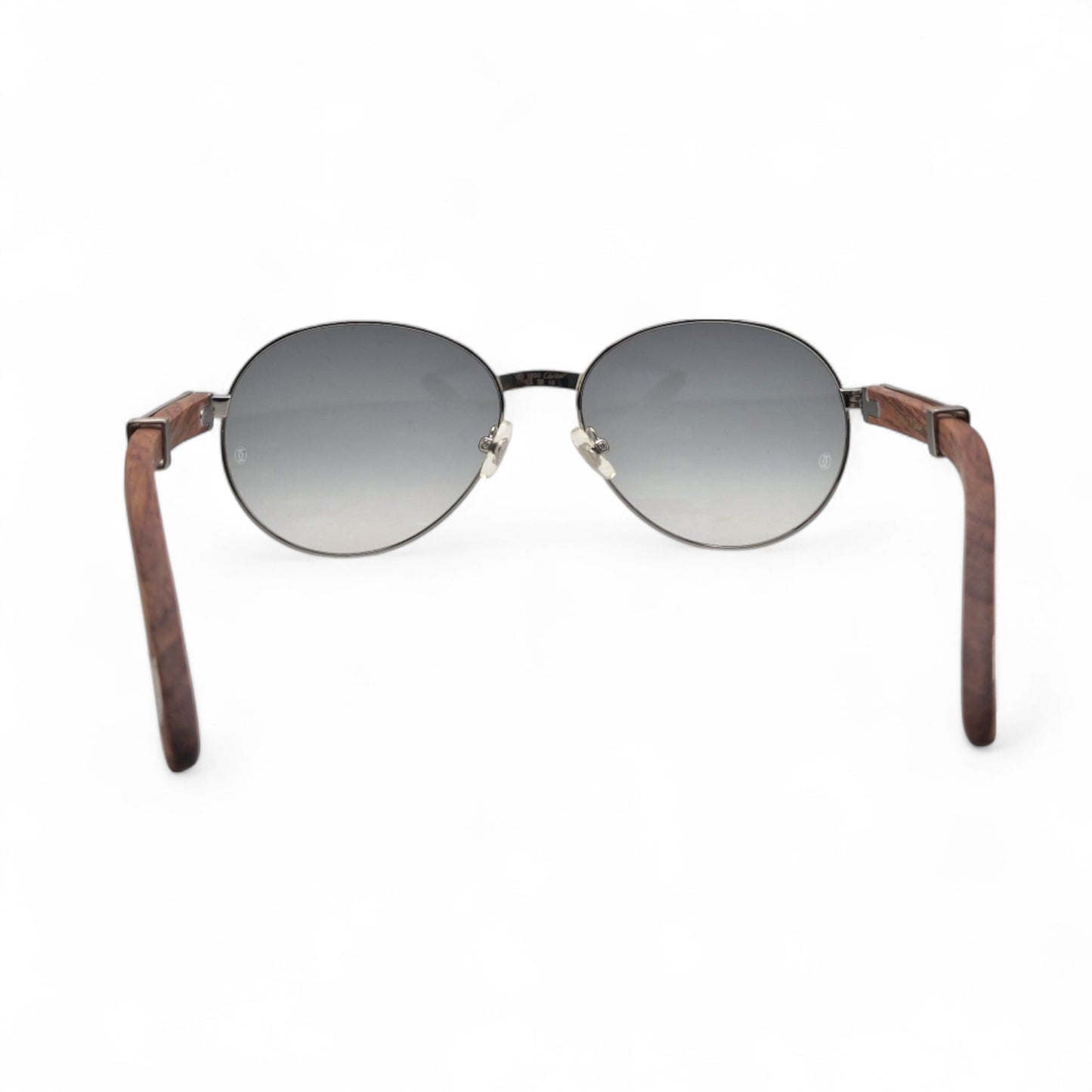 Bagatelle - 55-18 Woods Sunglasses w/ Round Lenses (90s)