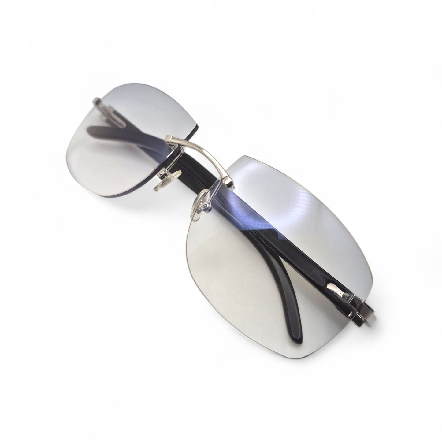 C Decor Buffs - Silver White Genuine Horn Sunglasses (2020s)