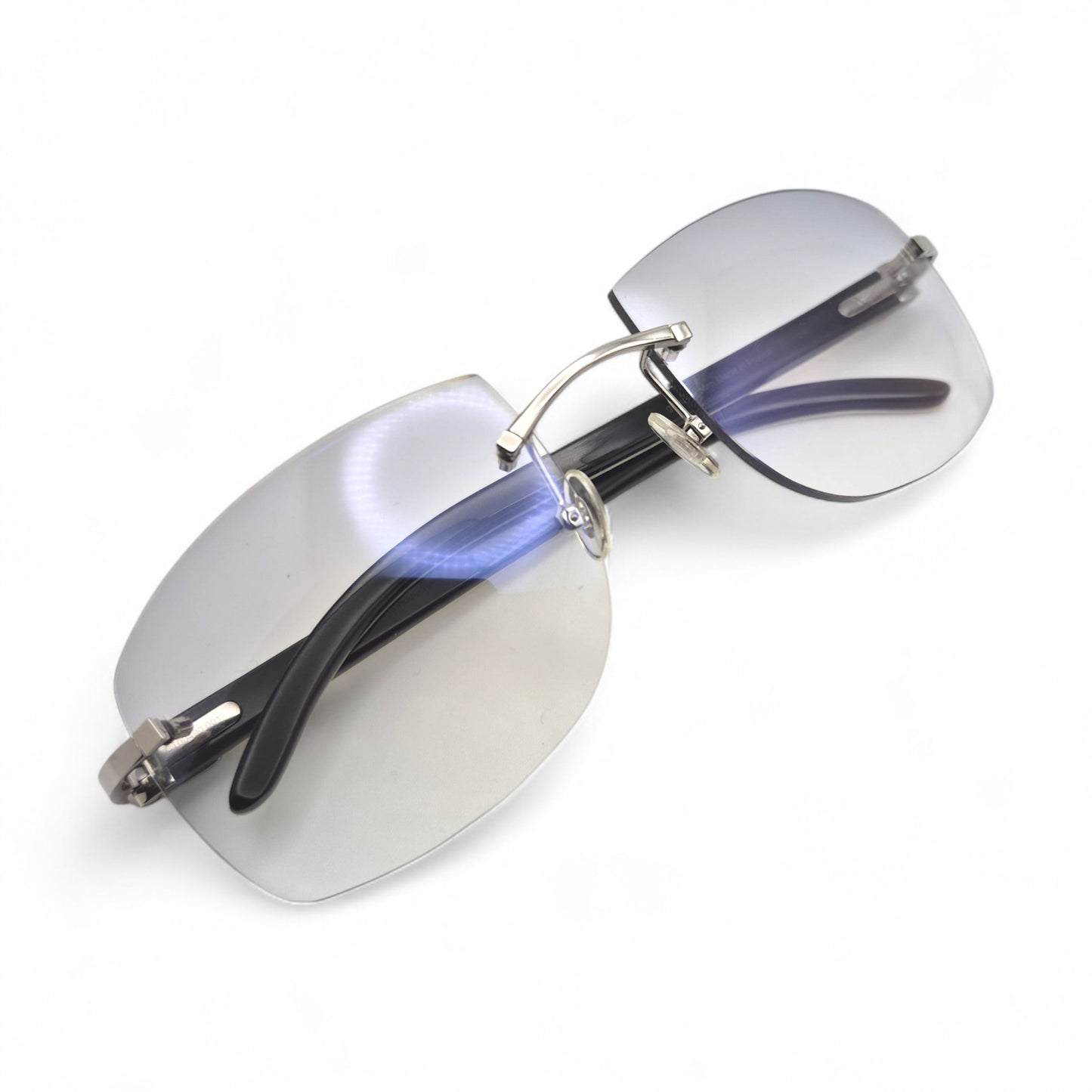 C Decor Buffs - Silver White Genuine Horn Sunglasses (2020s)