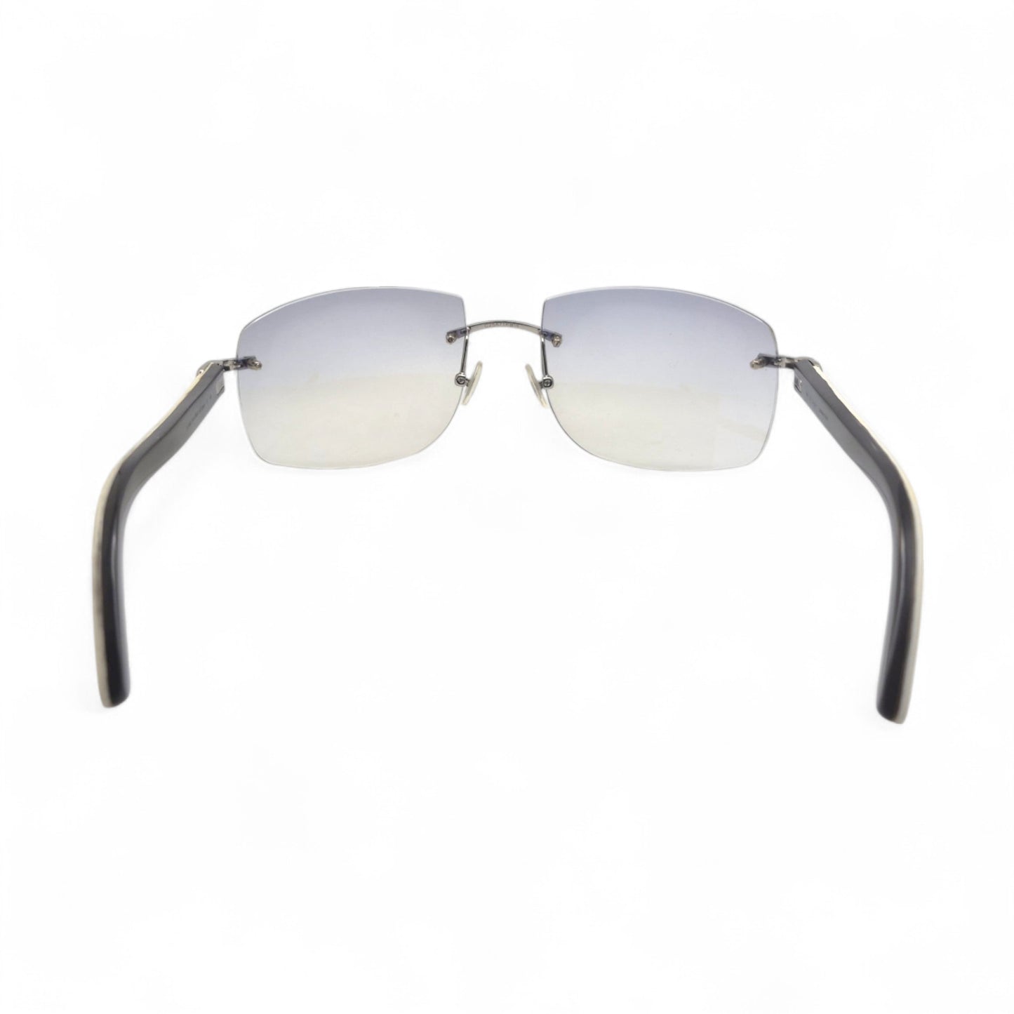 C Decor Buffs - Silver White Genuine Horn Sunglasses (2020s)