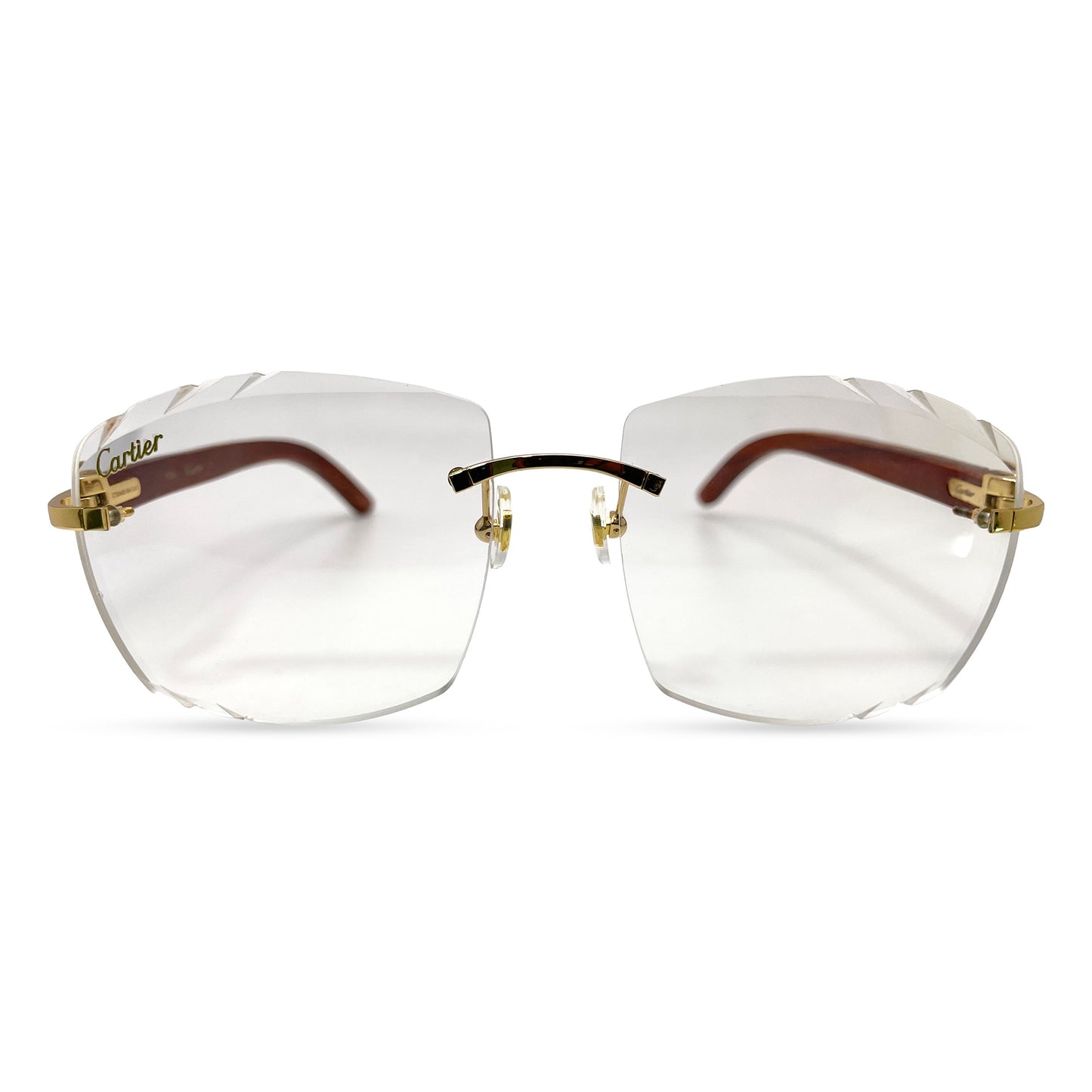 C Decor Woods (Transitions w/ Diamond Cut) - Gold Woods Sunglasses w/ Transitional Lenses (2010s)