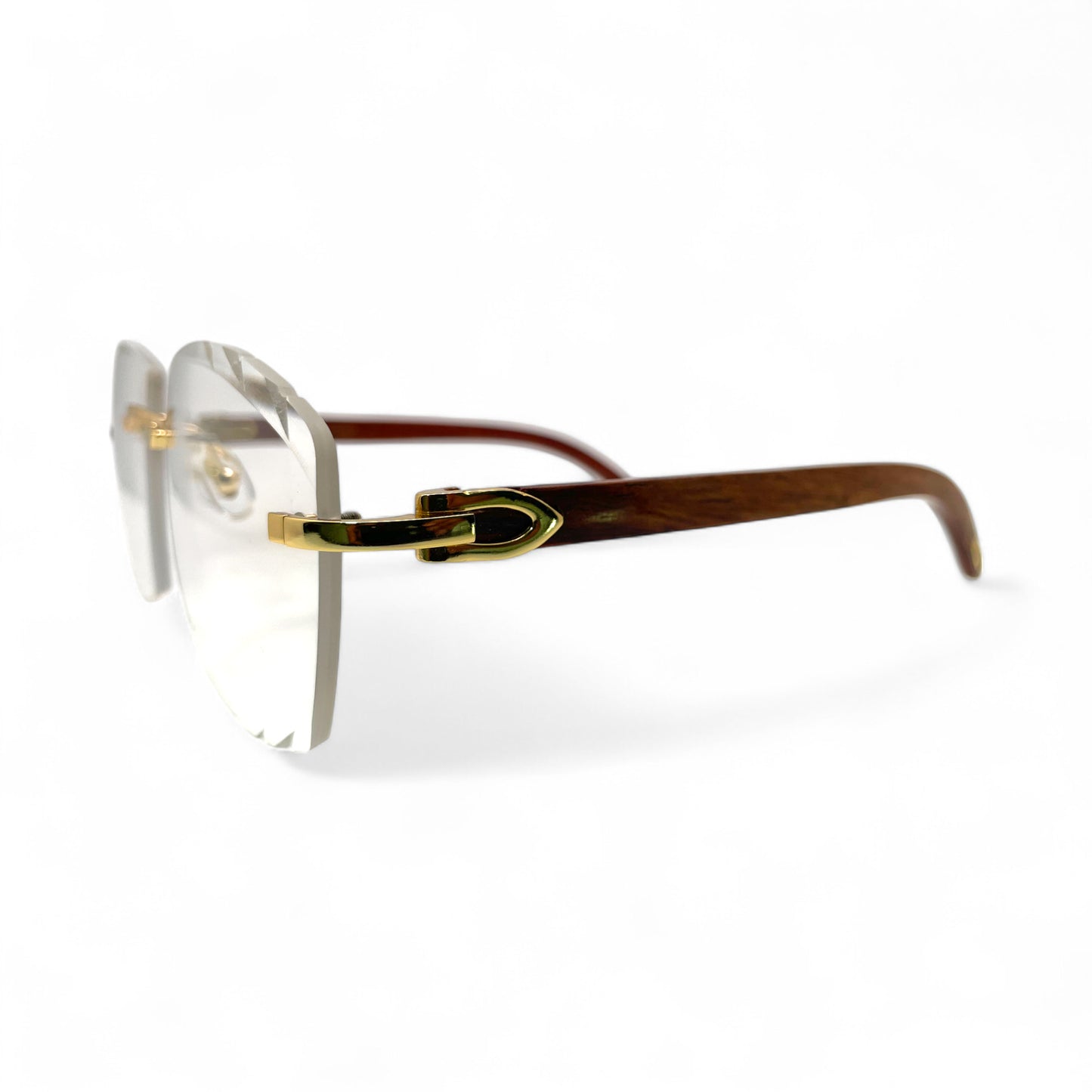 C Decor Woods (Transitions w/ Diamond Cut) - Gold Woods Sunglasses w/ Transitional Lenses (2010s)