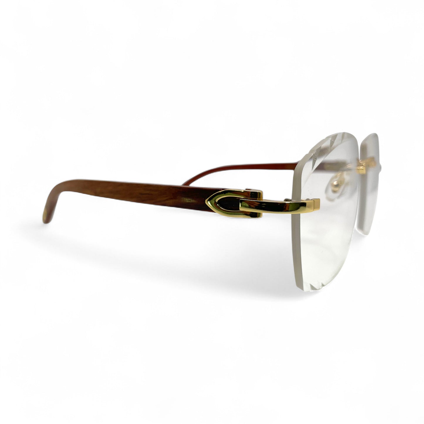 C Decor Woods (Transitions w/ Diamond Cut) - Gold Woods Sunglasses w/ Transitional Lenses (2010s)