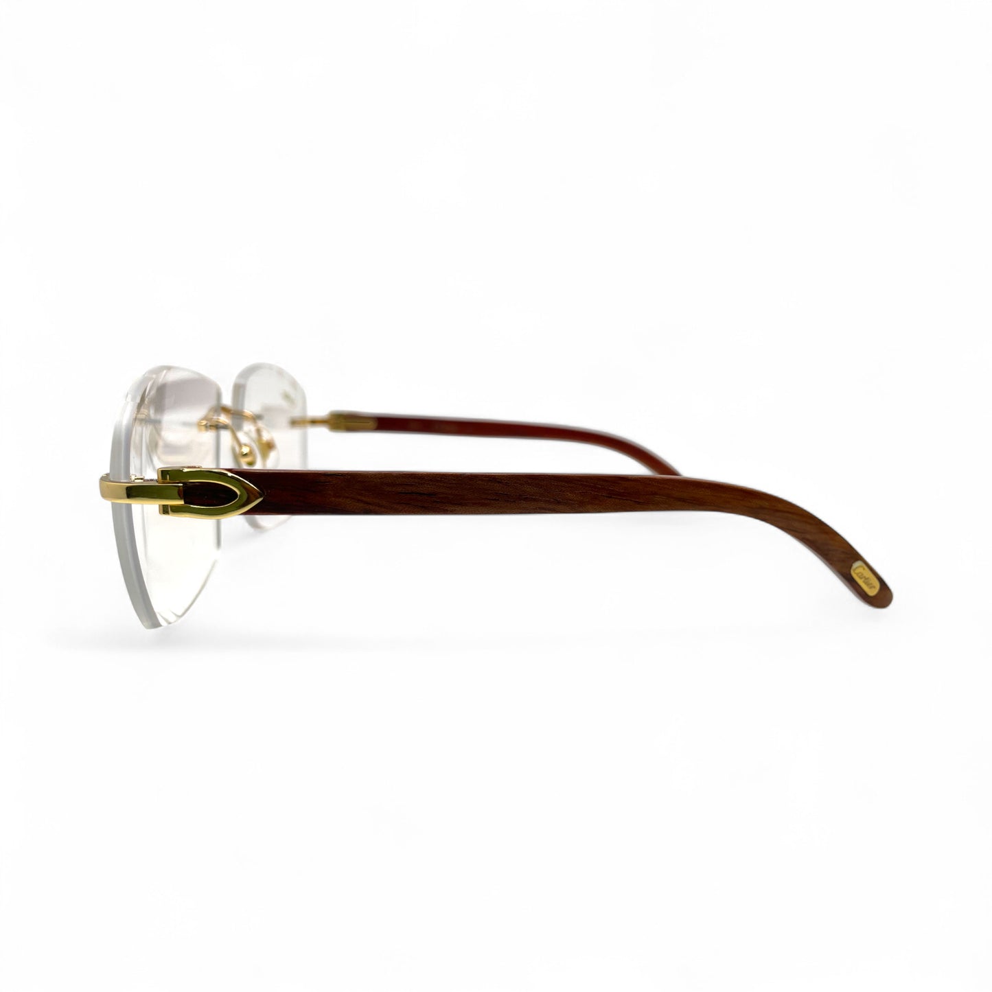 C Decor Woods (Transitions w/ Diamond Cut) - Gold Woods Sunglasses w/ Transitional Lenses (2010s)