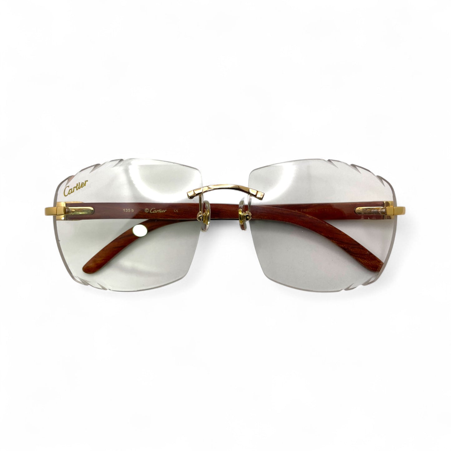 C Decor Woods (Transitions w/ Diamond Cut) - Gold Woods Sunglasses w/ Transitional Lenses (2010s)