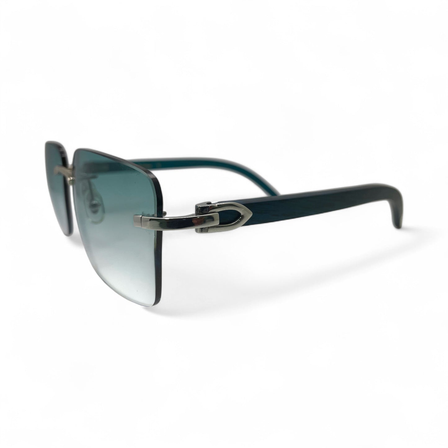 C Decor Woods - Rimless Wood Sunglasses (2010s)