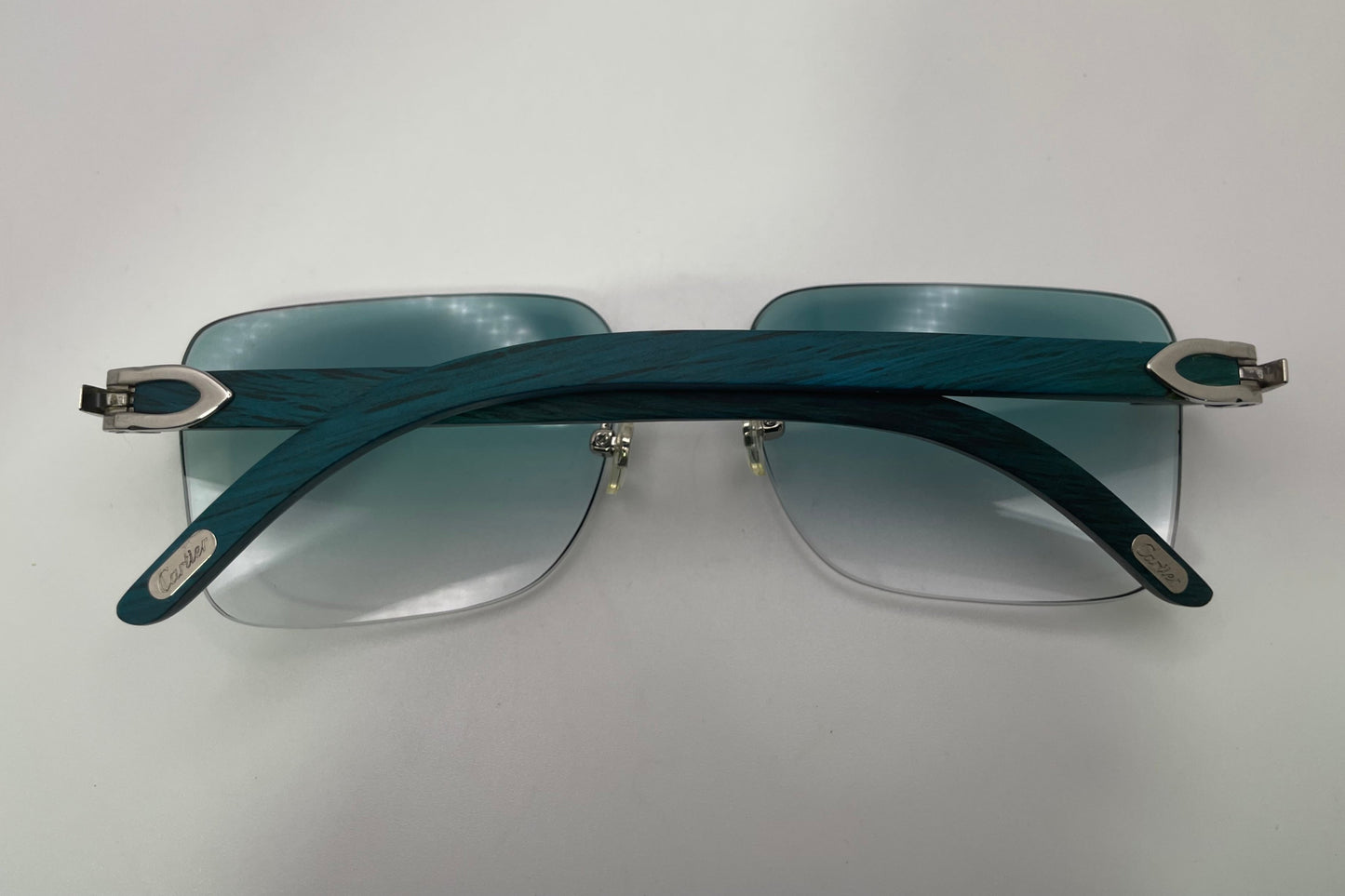 C Decor - Silver Blue Woods w/ Light Blue Faded Lenses