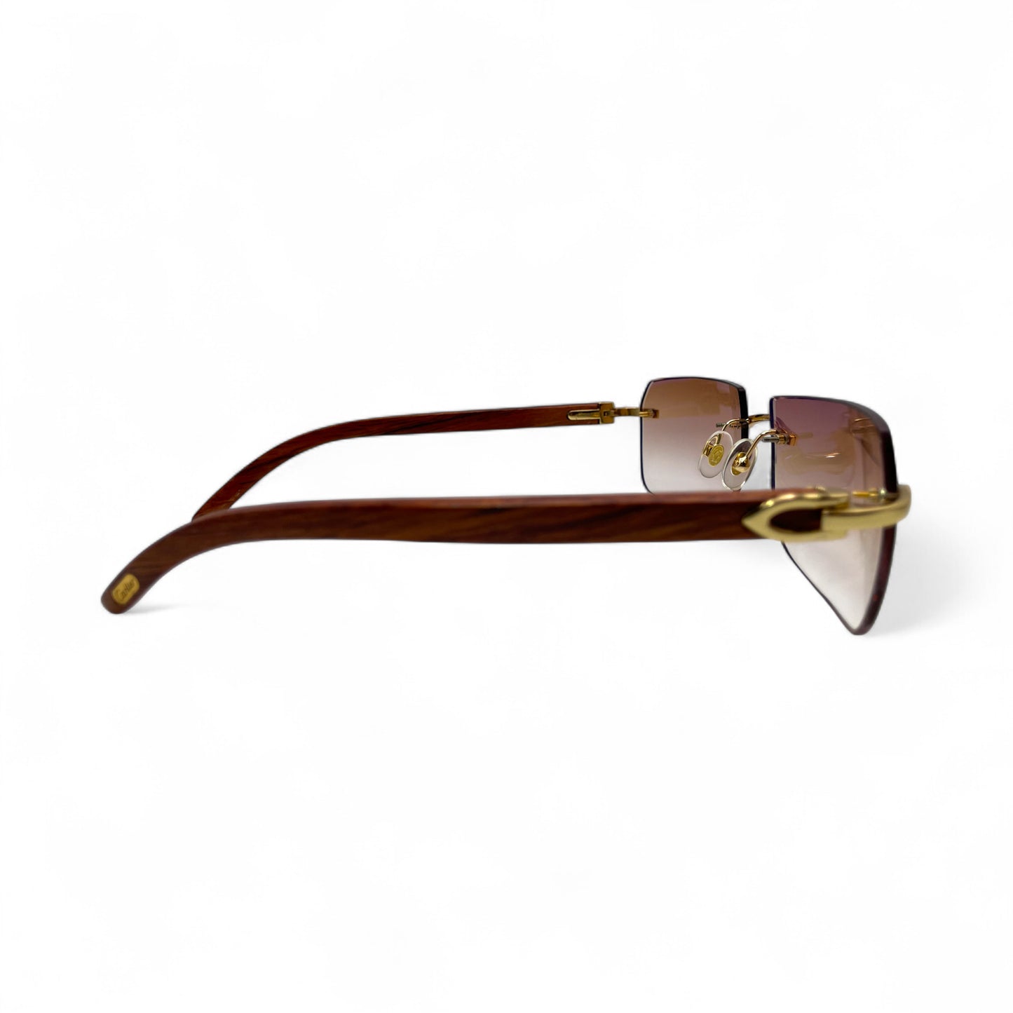 C Decor Woods - Rimless Wood Sunglasses (2010s)