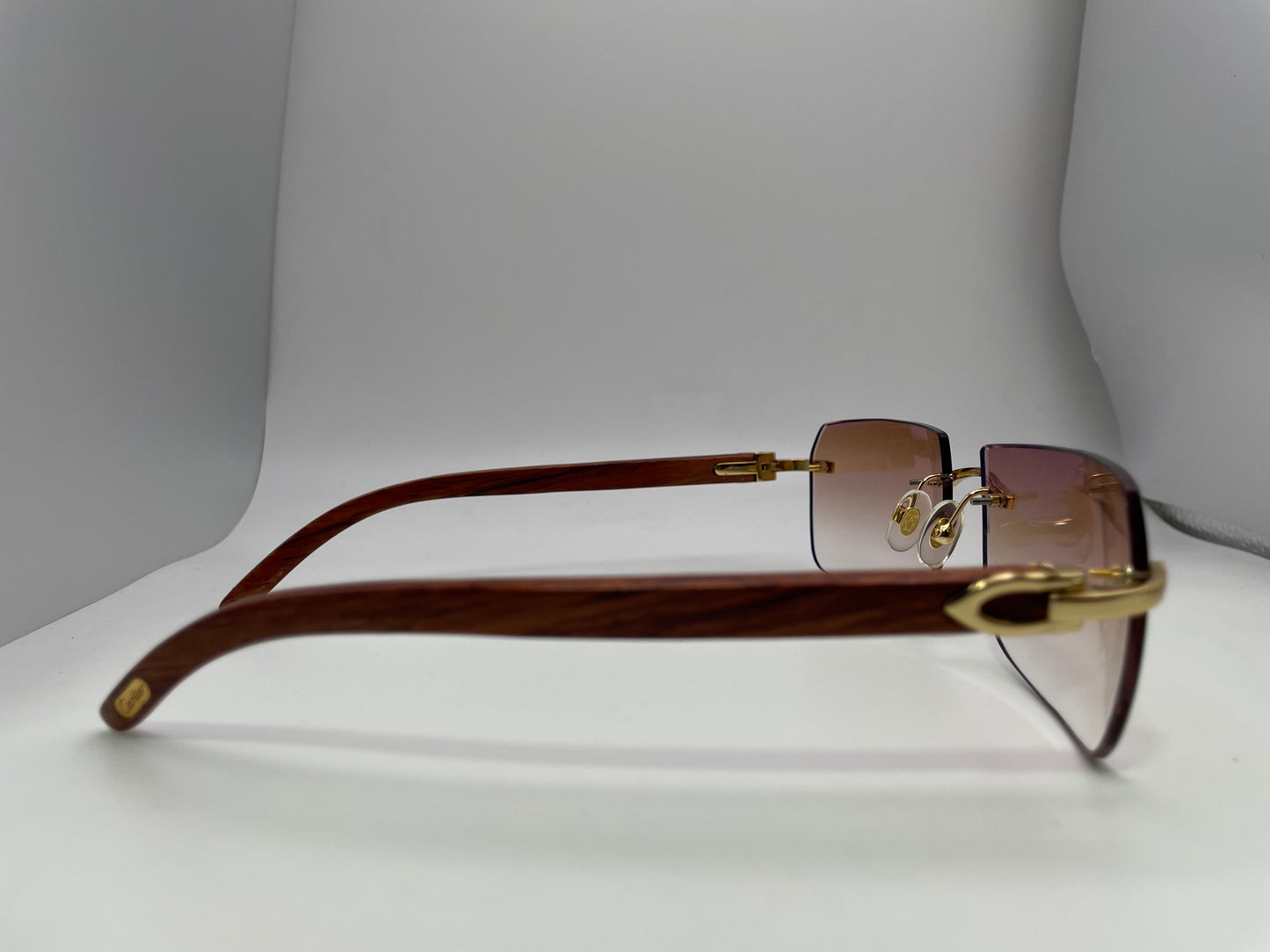 C Decor - Gold Woods w/ Hennessy Brown Faded Lenses