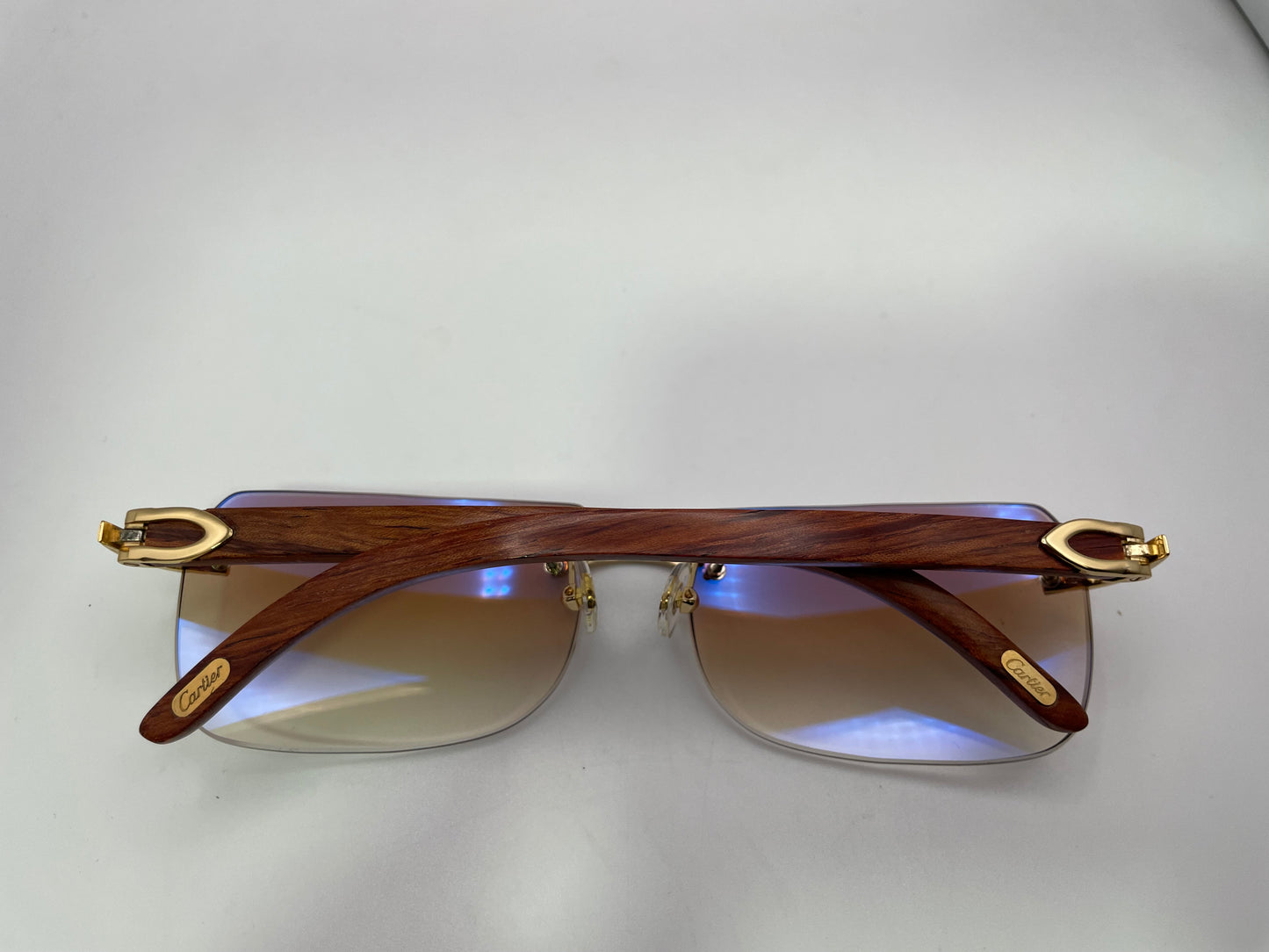C Decor - Gold Woods w/ Hennessy Brown Faded Lenses