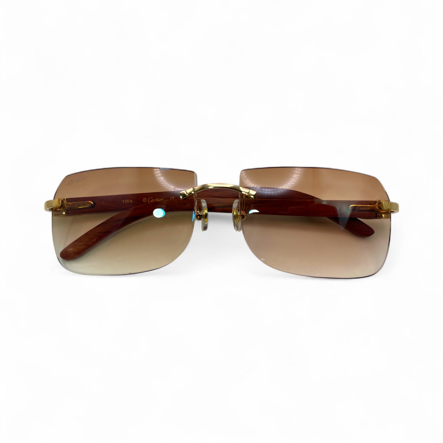 C Decor Woods - Rimless Wood Sunglasses (2010s)