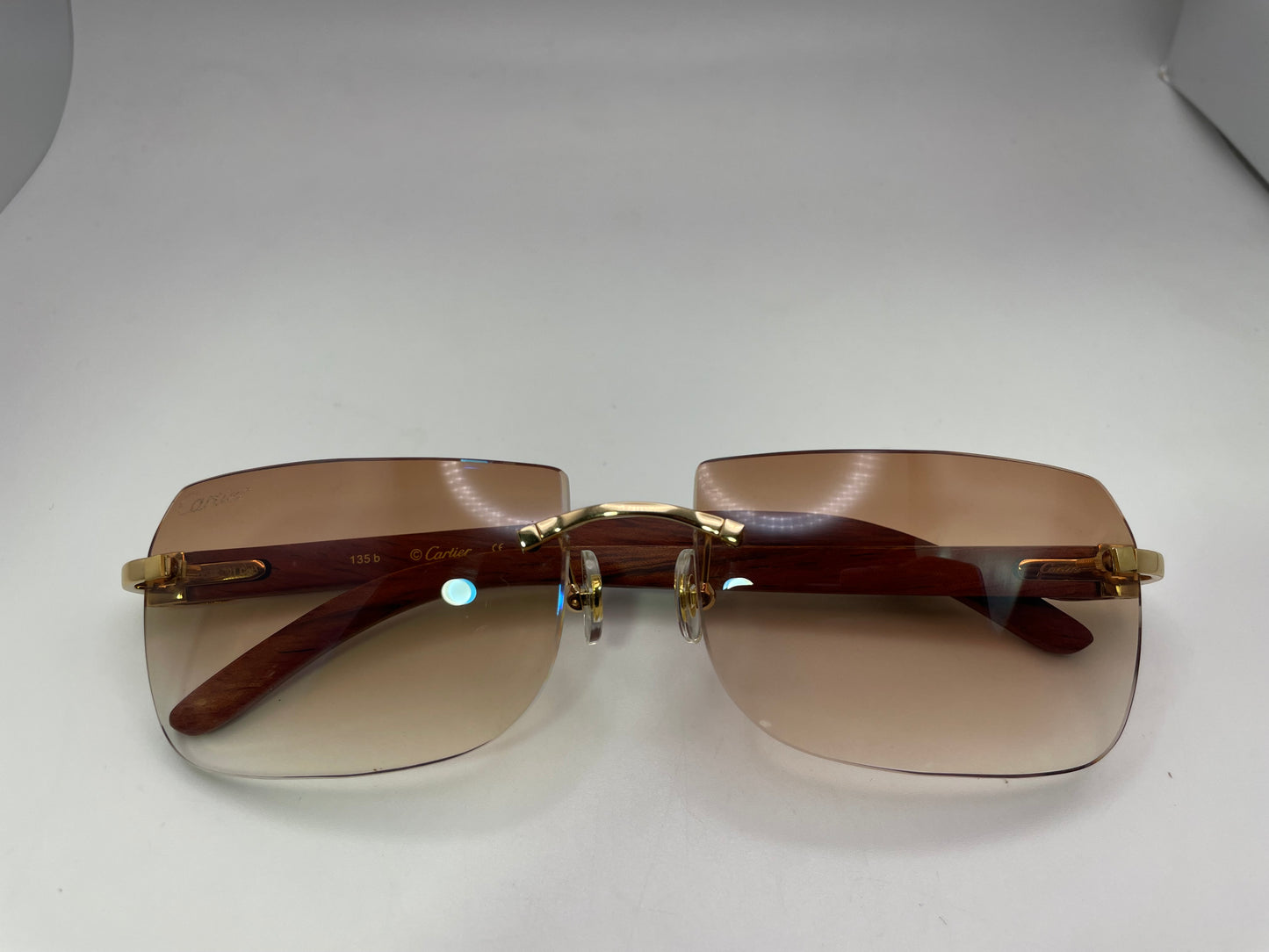 C Decor - Gold Woods w/ Hennessy Brown Faded Lenses