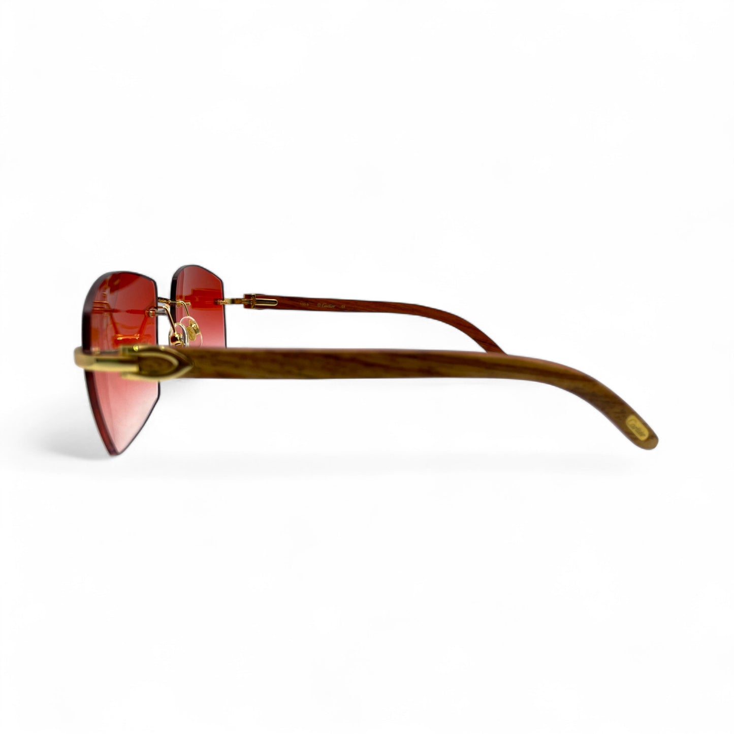 C Decor Woods - Rimless Wood Sunglasses (2010s)