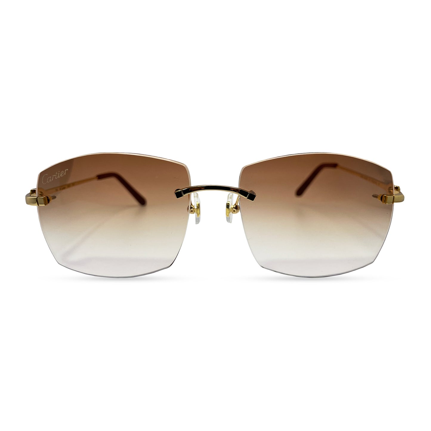 C Decor Wires - Rimless Sunglasses w/ Brown Lenses (2010)