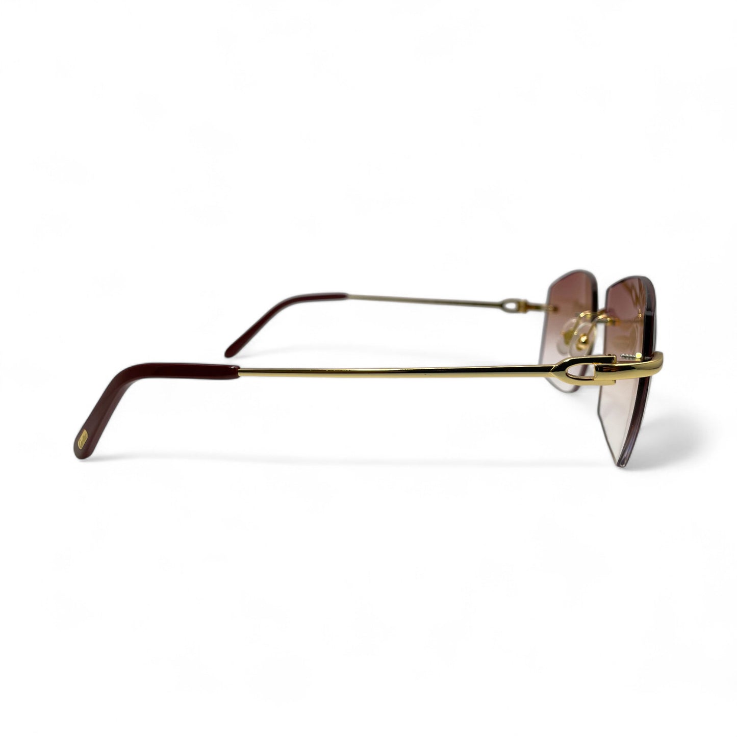 C Decor Wires - Rimless Sunglasses w/ Brown Lenses (2010)